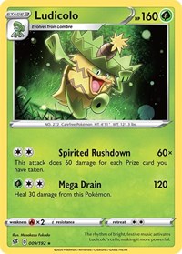 Ludicolo (009/192) [SWSH02: Rebel Clash]
