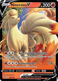 Ninetales V (026/192) [SWSH02: Rebel Clash]