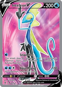 Inteleon V (Full Art) (180/192) [SWSH02: Rebel Clash]