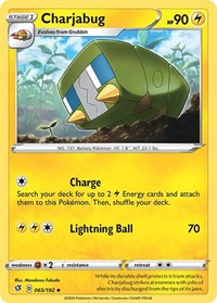 Charjabug (065/192) [SWSH02: Rebel Clash]