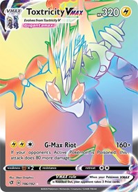 Toxtricity VMAX (Secret) (196/192) [SWSH02: Rebel Clash]