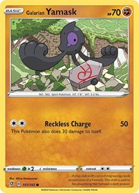 Galarian Yamask (101/192) [SWSH02: Rebel Clash]