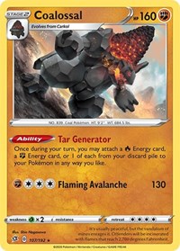 Coalossal (107/192) [SWSH02: Rebel Clash]