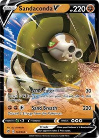 Sandaconda V (108/192) [SWSH02: Rebel Clash]