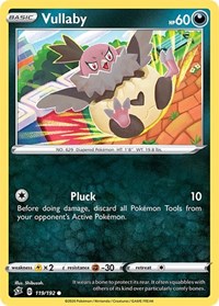 Vullaby (119/192) [SWSH02: Rebel Clash]