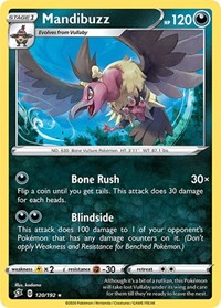 Mandibuzz (120/192) [SWSH02: Rebel Clash]