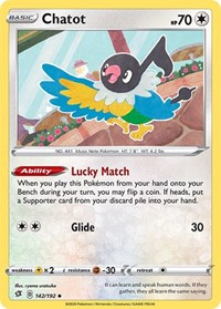Chatot (142/192) [SWSH02: Rebel Clash]