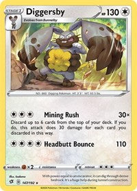 Diggersby (147/192) [SWSH02: Rebel Clash]