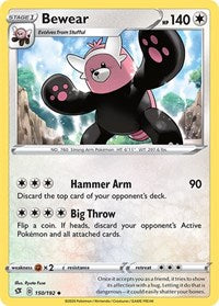 Bewear (150/192) [SWSH02: Rebel Clash]