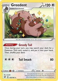 Greedent (152/192) [SWSH02: Rebel Clash]