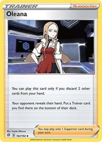 Oleana (163/192) [SWSH02: Rebel Clash]