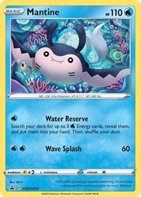 Mantine - SWSH026 (SWSH026) [SWSH: Sword & Shield Promo Cards]