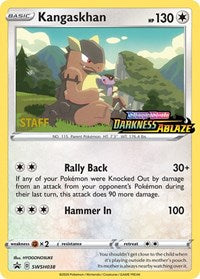 Kangaskhan - SWSH038 (Prerelease) [Staff] (SWSH038) [SWSH: Sword & Shield Promo Cards]