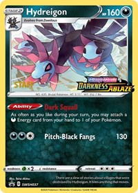 Hydreigon - SWSH037 (Prerelease) [Staff] (SWSH037) [SWSH: Sword & Shield Promo Cards]