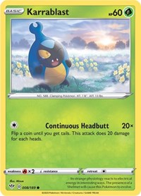 Karrablast (008/189) [SWSH03: Darkness Ablaze]