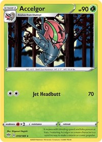 Accelgor (010/189) [SWSH03: Darkness Ablaze]