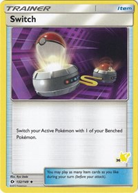 Switch - 132/149 (#36 Pikachu Stamped) (132/149) [Battle Academy]