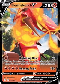 Centiskorch V (033/189) [SWSH03: Darkness Ablaze]