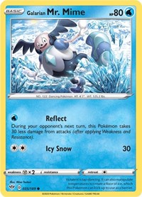 Galarian Mr. Mime (035/189) [SWSH03: Darkness Ablaze]