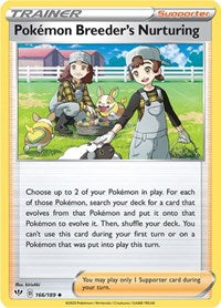 Pokemon Breeder's Nurturing (166/189) [SWSH03: Darkness Ablaze]