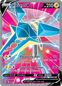 Vikavolt V (Full Art) (180/189) [SWSH03: Darkness Ablaze]