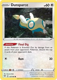 Dunsparce (137/189) [SWSH03: Darkness Ablaze]