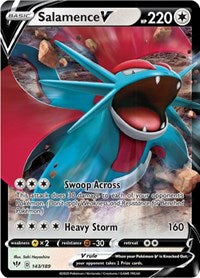 Salamence V (143/189) [SWSH03: Darkness Ablaze]