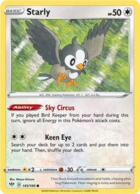 Starly (145/189) [SWSH03: Darkness Ablaze]