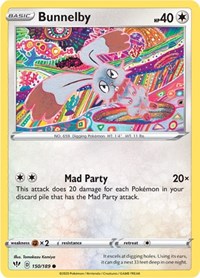 Bunnelby (150/189) [SWSH03: Darkness Ablaze]