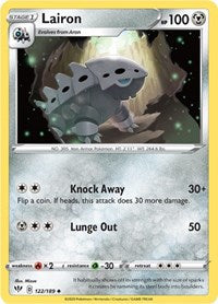 Lairon (122/189) [SWSH03: Darkness Ablaze]