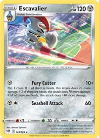 Escavalier (124/189) [SWSH03: Darkness Ablaze]