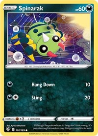 Spinarak (102/189) [SWSH03: Darkness Ablaze]