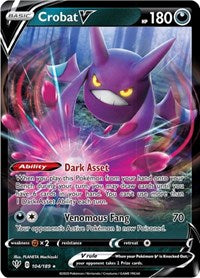Crobat V (104/189) [SWSH03: Darkness Ablaze]