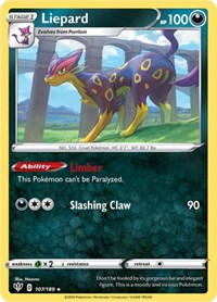 Liepard (107/189) [SWSH03: Darkness Ablaze]