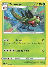 Yanmega (007/185) [SWSH04: Vivid Voltage]