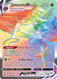 Orbeetle VMAX (Secret) (186/185) [SWSH04: Vivid Voltage]