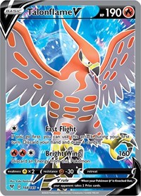 Talonflame V (Full Art) (168/185) [SWSH04: Vivid Voltage]