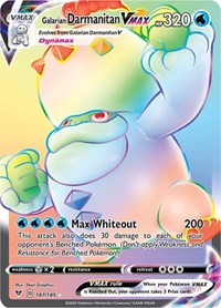 Galarian Darmanitan VMAX (Secret) (187/185) [SWSH04: Vivid Voltage]