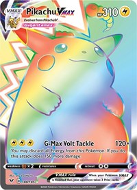 Pikachu VMAX (Secret) (188/185) [SWSH04: Vivid Voltage]