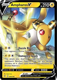 Ampharos V (049/185) [SWSH04: Vivid Voltage]
