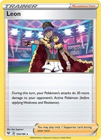 Leon (154/185) [SWSH04: Vivid Voltage]