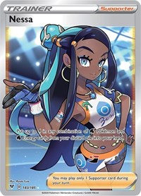 Nessa (Full Art) (183/185) [SWSH04: Vivid Voltage]