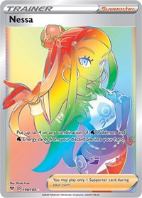 Nessa (Secret) (196/185) [SWSH04: Vivid Voltage]
