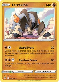 Terrakion (092/185) [SWSH04: Vivid Voltage]