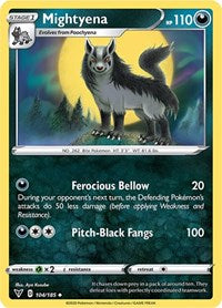Mightyena (104/185) [SWSH04: Vivid Voltage]