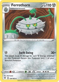 Ferrothorn (124/185) [SWSH04: Vivid Voltage]