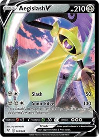 Aegislash V (126/185) [SWSH04: Vivid Voltage]