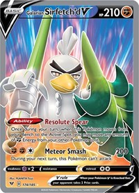 Galarian Sirfetch'd V (Full Art) (174/185) [SWSH04: Vivid Voltage]