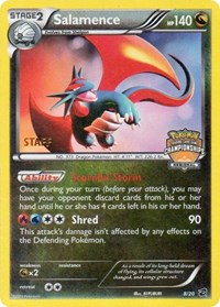 Salamence - 8/20 (Regional Championships) [Staff] (008/020) [League & Championship Cards]