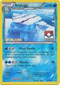 Avalugg - 31/106 (Pokemon League) [1st Place] (031/106) [League & Championship Cards]